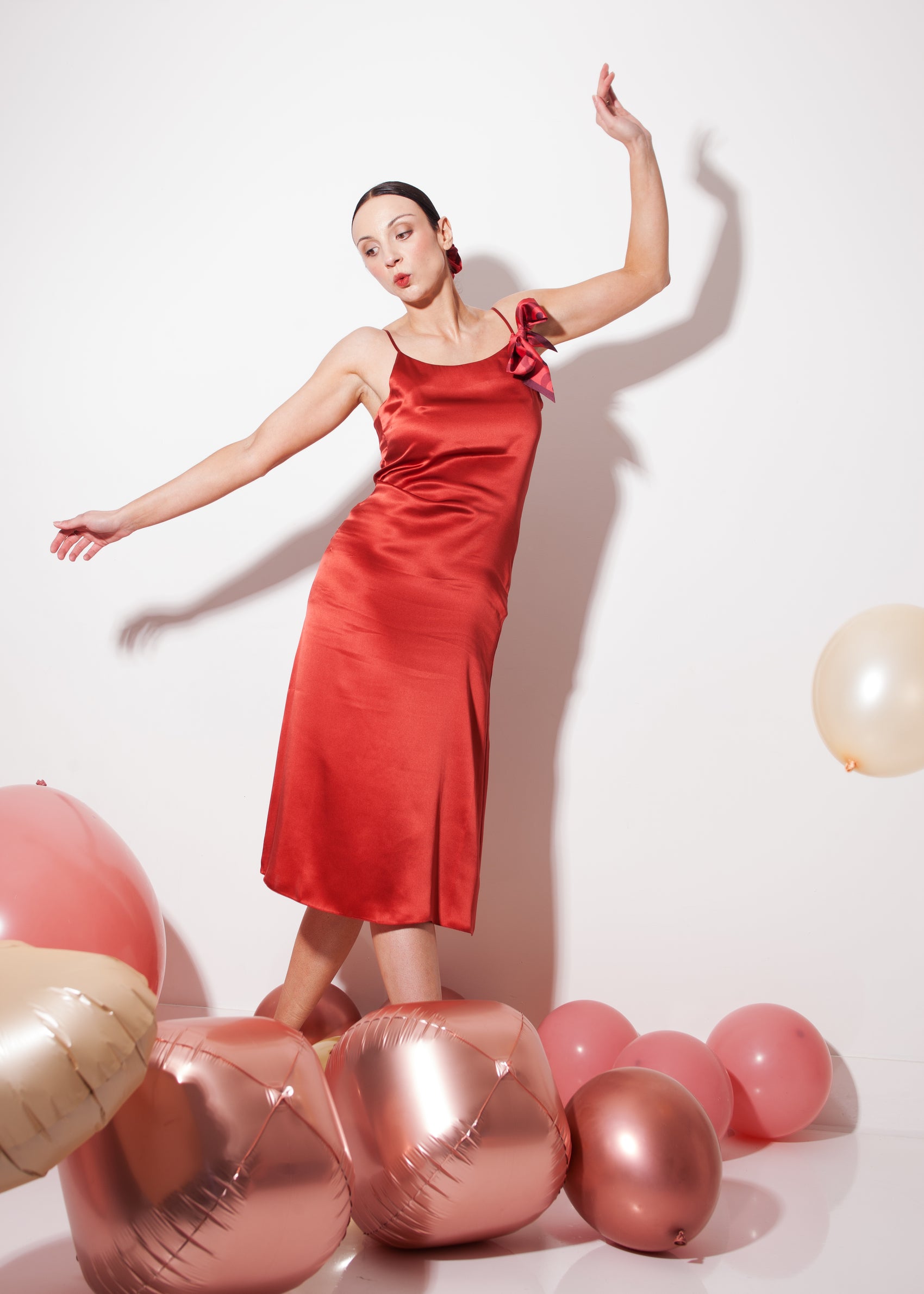 Terra-cotta Bella Bonita Slip Dress