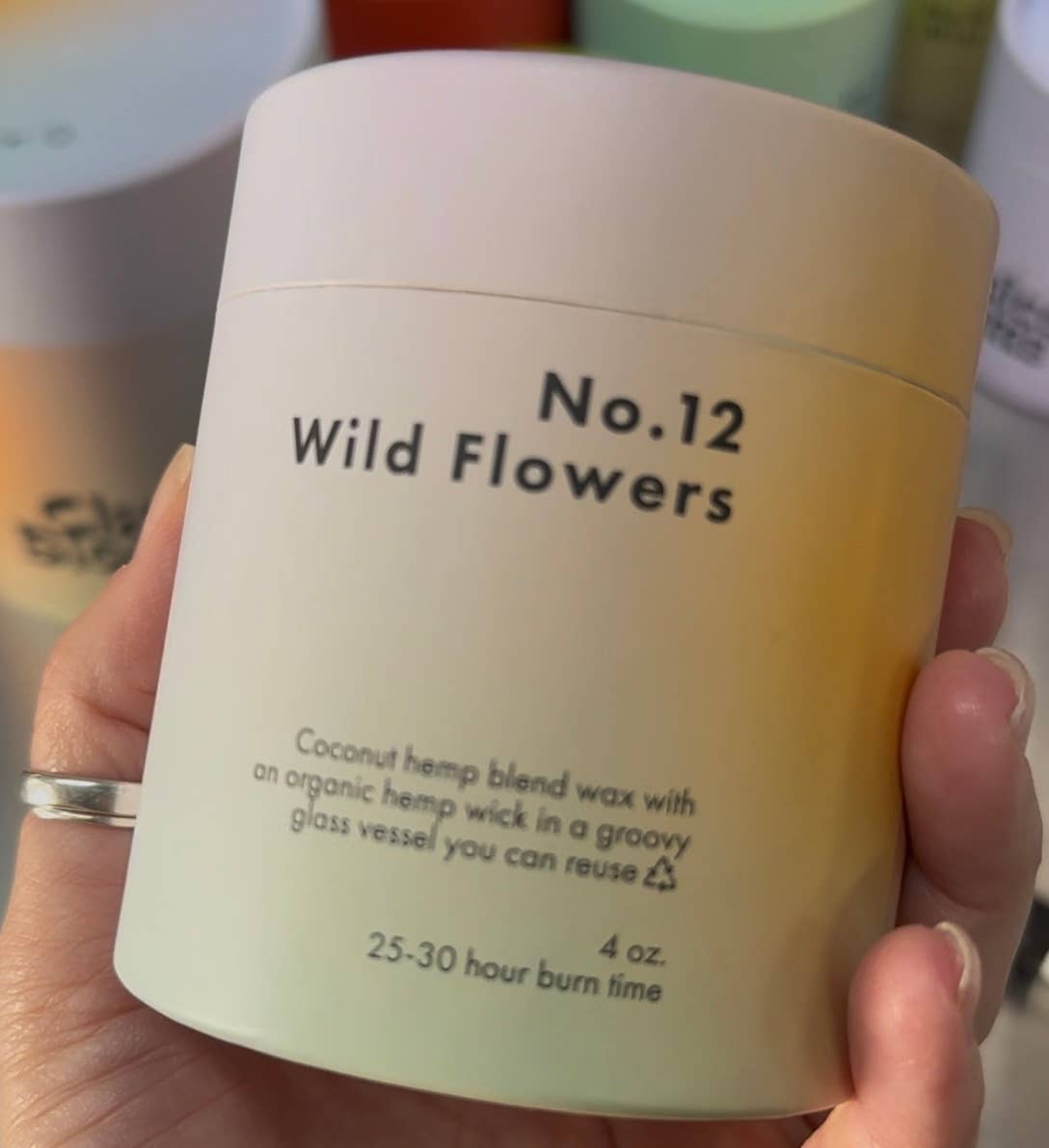 4oz. No.12 Wild Flowers Candle