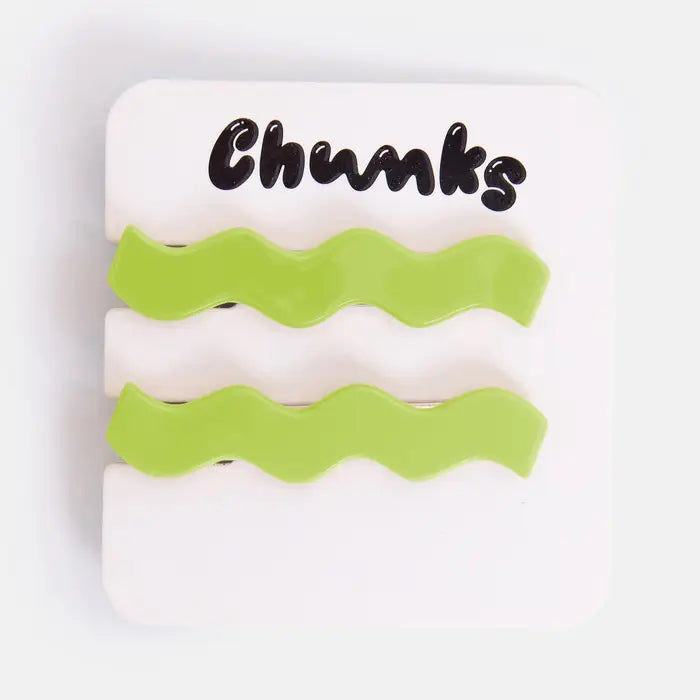 CHUNKS Allie Clips in Lime