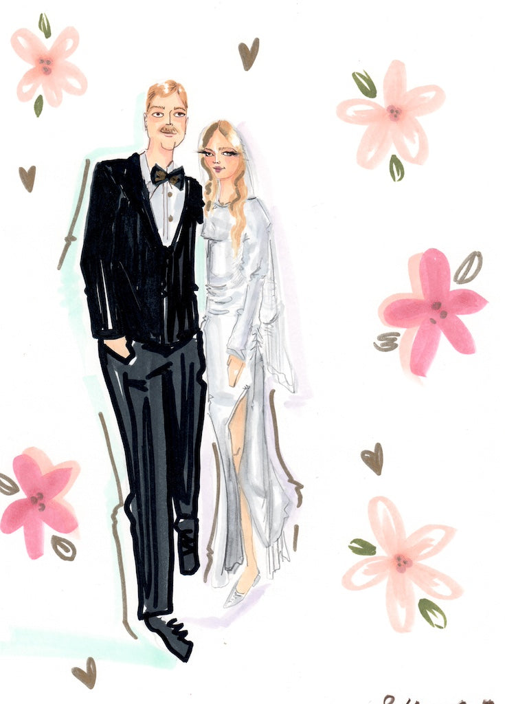 Bridal Illustration (9x12)