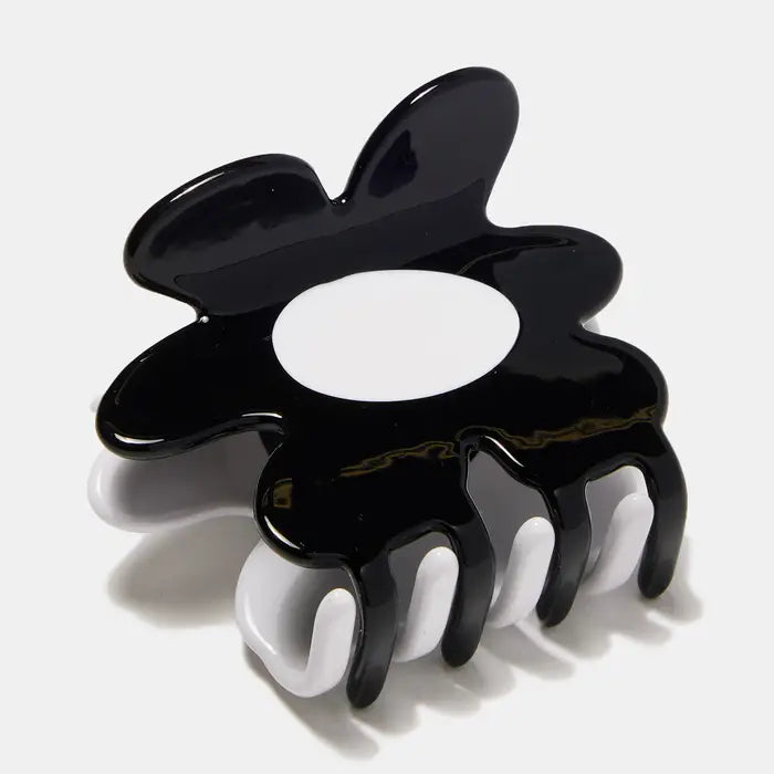 Chunks Flower Claw Black + White