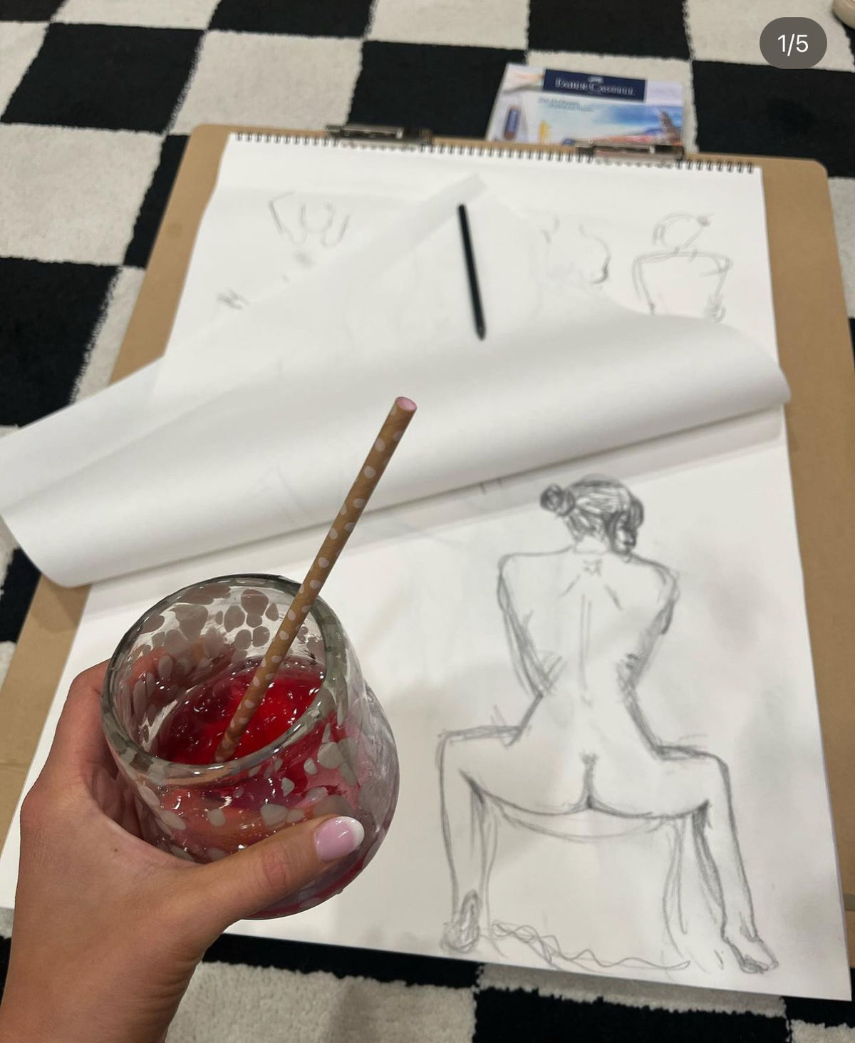 Models & Mocktails - Figure Drawing Class 1.19.24