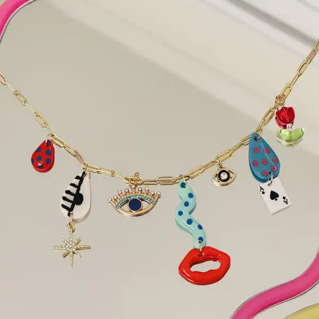 Mystery Face Necklace
