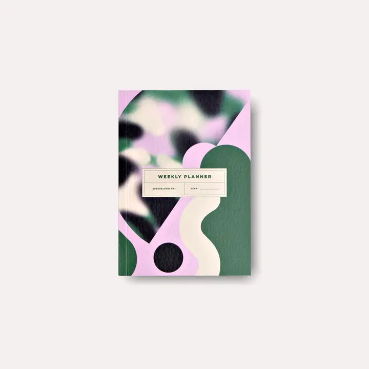 The Completist Superbloom No. 1 Lay Flat Pocket Undated Weekly Planner Book