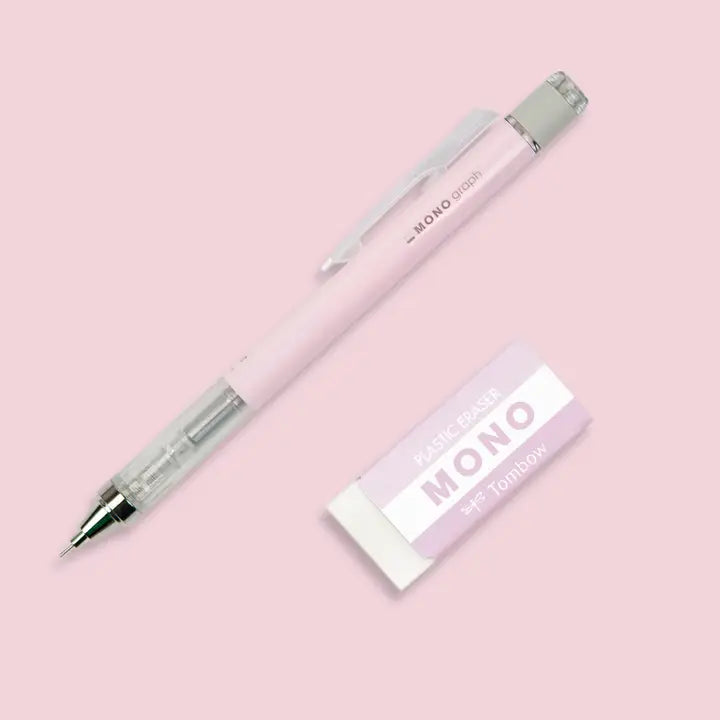 Tombow Mono Graph Mechanical Pencil + Eraser Set