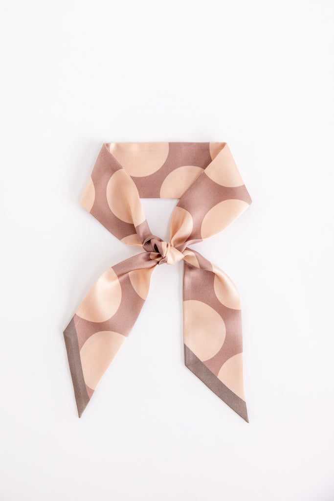 Polka Queen Twilly Scarf