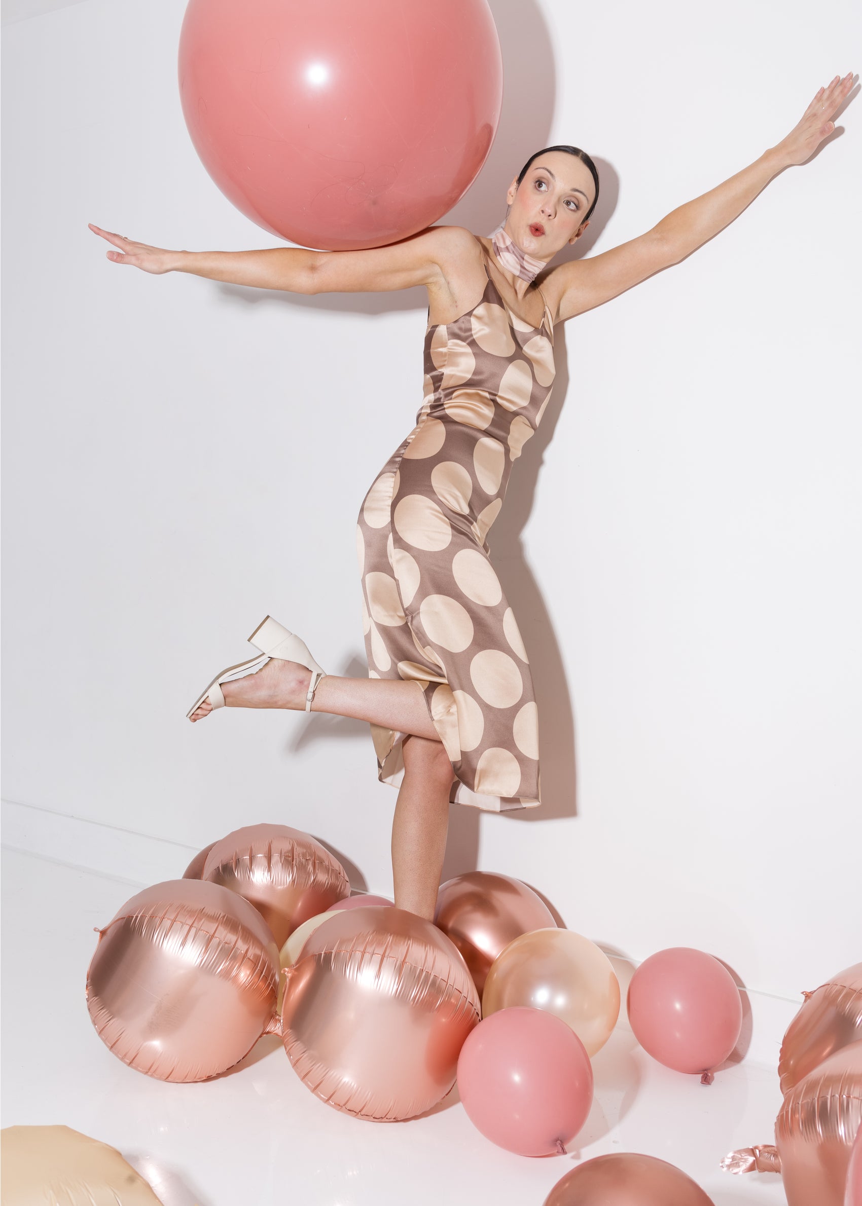 Polka Dot Bella Bonita Slip Dress