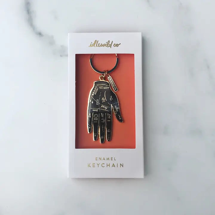 Idlewild Co. Palmistry Enamel Keychain