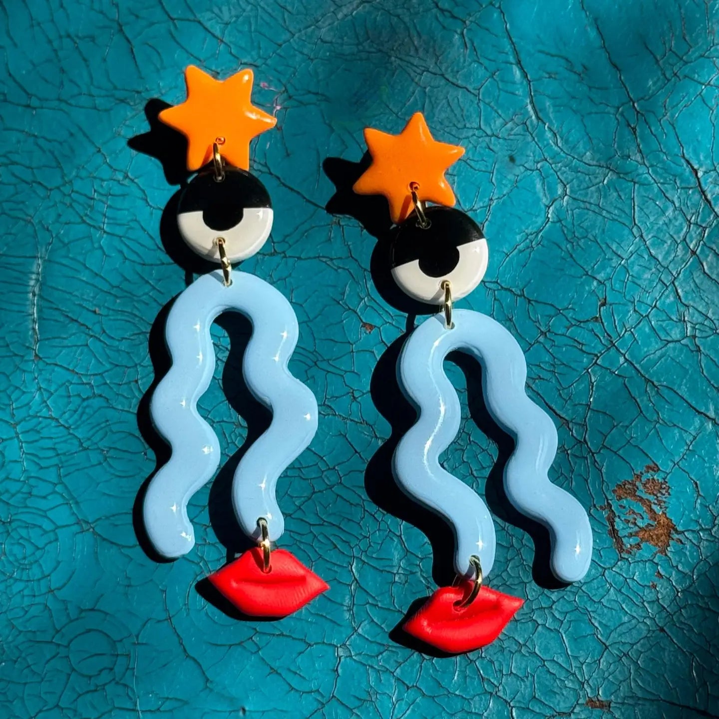 Delaney and Blu Tears Me Up Earrings