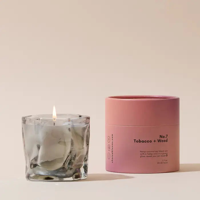 Choice Blooms 7.2oz. No. 7 Tobacco + Wood Candle