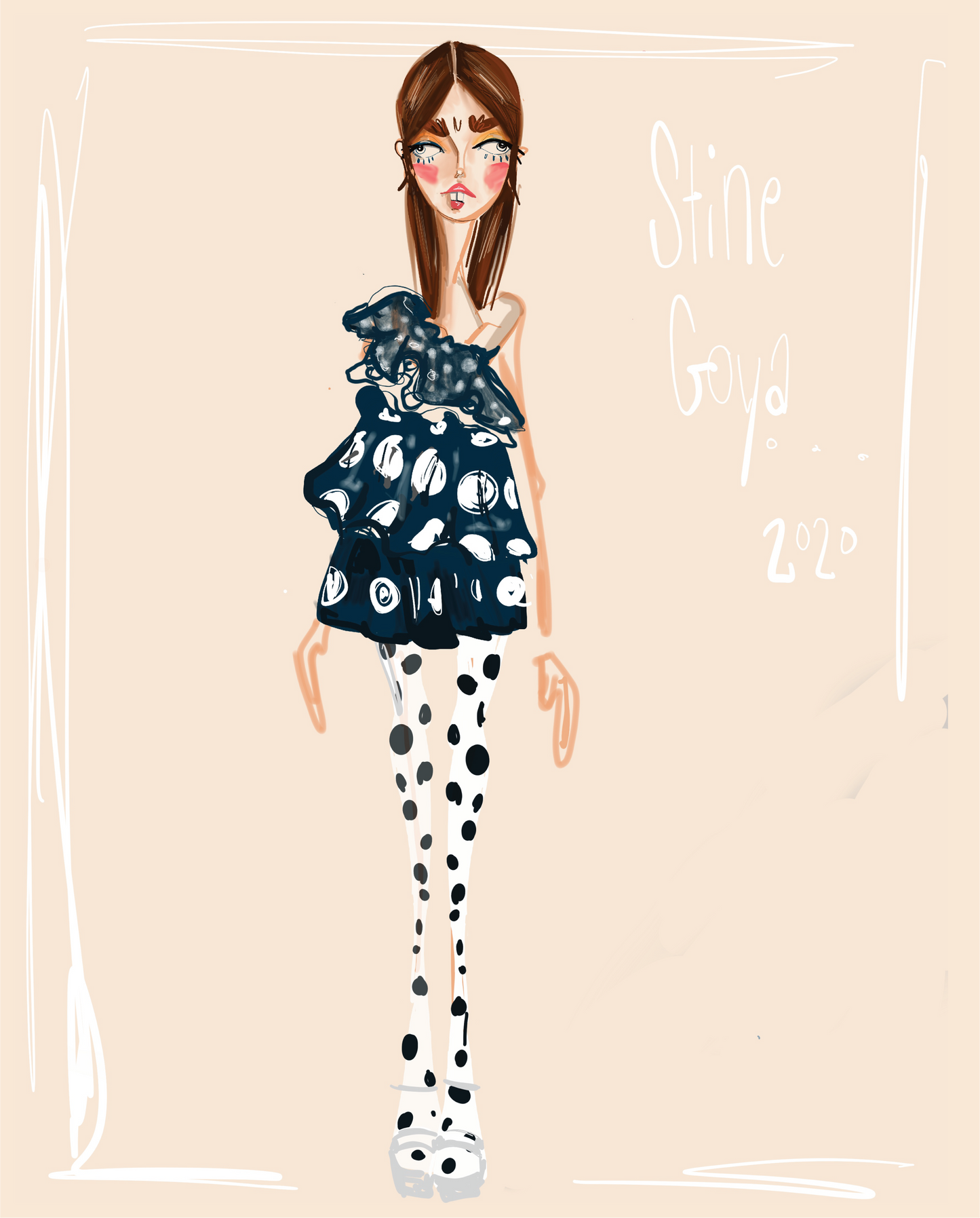 Stine Goya 2020 Fashion Illustration Print