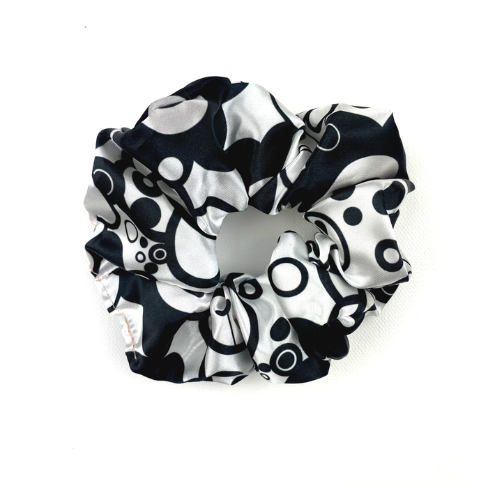 Black and White Geo Classic Scrunchie