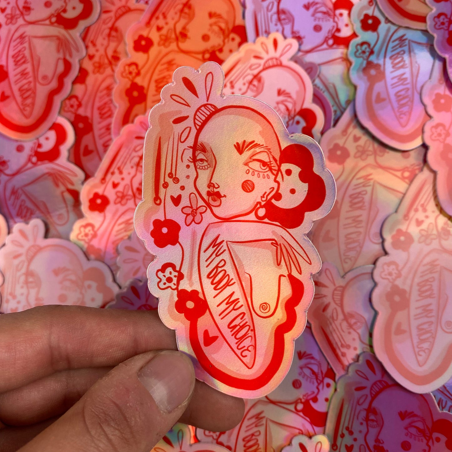 My Body My Choice Stickers