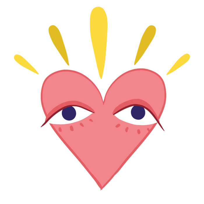 Valentines Day Sticker - Self Love Heart.